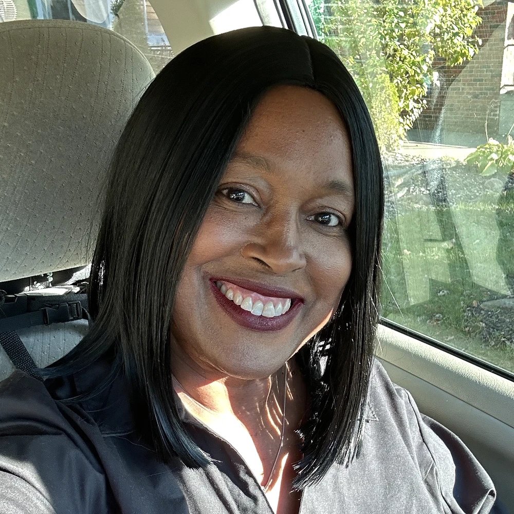 Monique Davis smiling